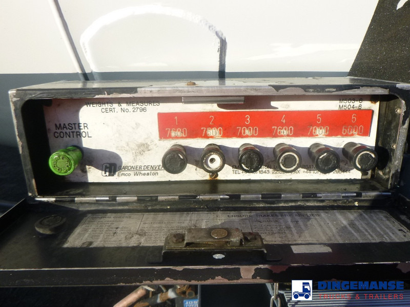 Полуремарке цистерна LAG Fuel tank alu 44.4 m3 / 6 comp + pump: снимка 13