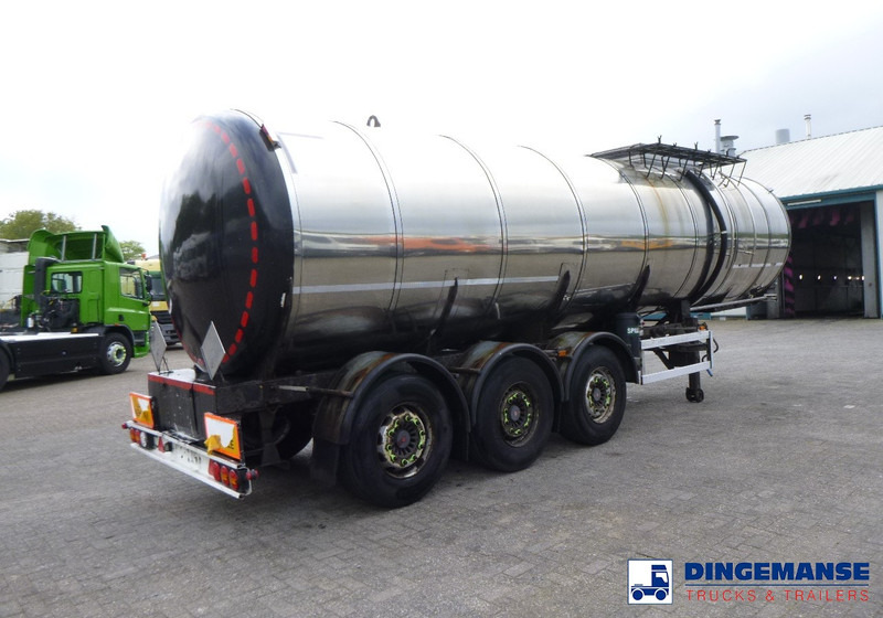 METALOVOUGA Bitumen tank inox 32 m3 / 1 comp + pump - Полуремарке цистерна: снимка 4 METALOVOUGA Bitumen tank inox 32 m3 / 1 comp + pump - Полуремарке цистерна: снимка 4