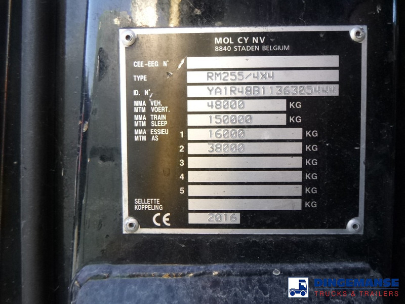 Терминален влекач MOL RM 255 4X4 terminal drawbar tractor 150 ton: снимка 13