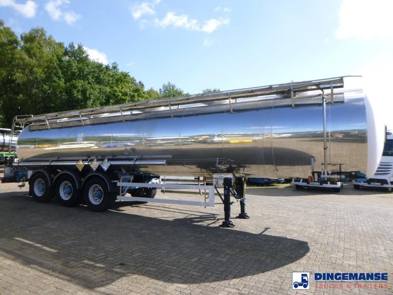 Magyar Chemical tank inox 33 m3 / 1 comp - Полуремарке цистерна: снимка 2 Magyar Chemical tank inox 33 m3 / 1 comp - Полуремарке цистерна: снимка 2