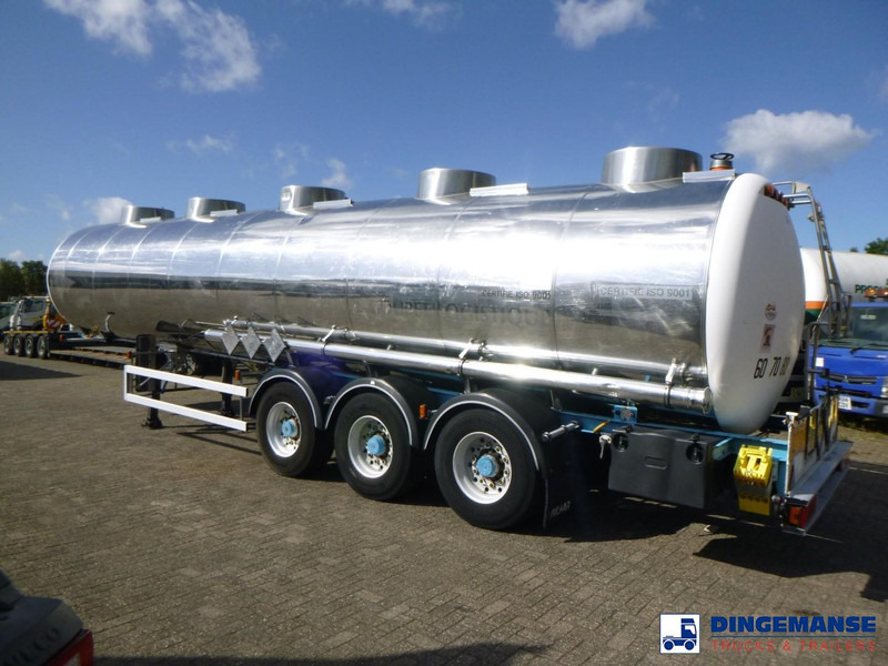 Magyar Chemical tank inox 33 m3 / 1 comp - Полуремарке цистерна: снимка 3 Magyar Chemical tank inox 33 m3 / 1 comp - Полуремарке цистерна: снимка 3