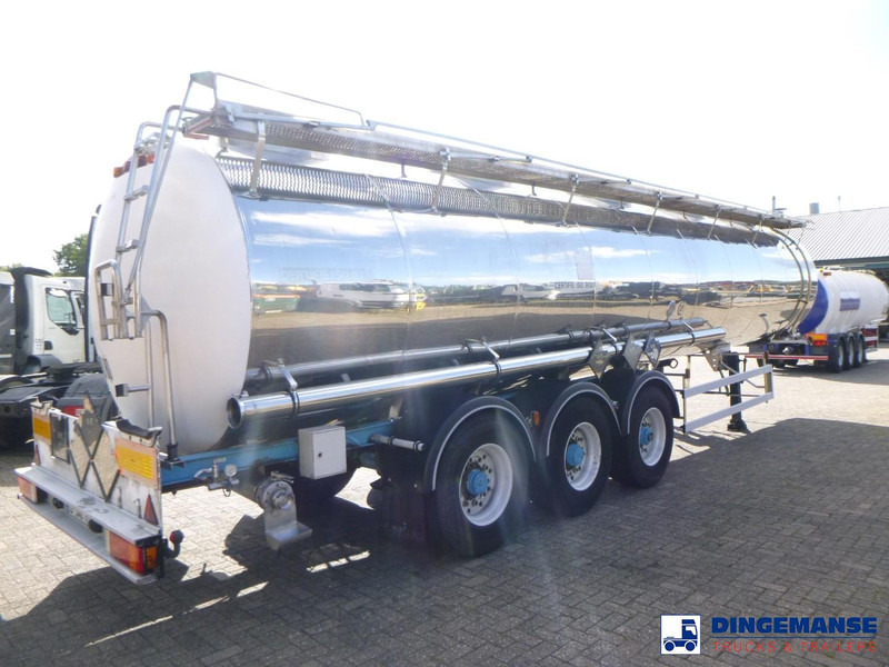 Magyar Chemical tank inox 33 m3 / 1 comp - Полуремарке цистерна: снимка 4 Magyar Chemical tank inox 33 m3 / 1 comp - Полуремарке цистерна: снимка 4