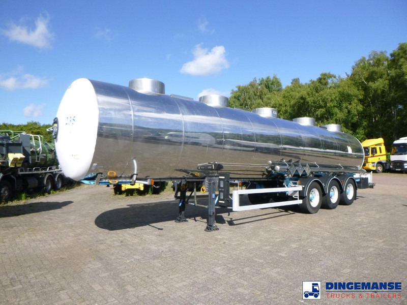 Magyar Chemical tank inox 33 m3 / 1 comp - Полуремарке цистерна: снимка 1 Magyar Chemical tank inox 33 m3 / 1 comp - Полуремарке цистерна: снимка 1