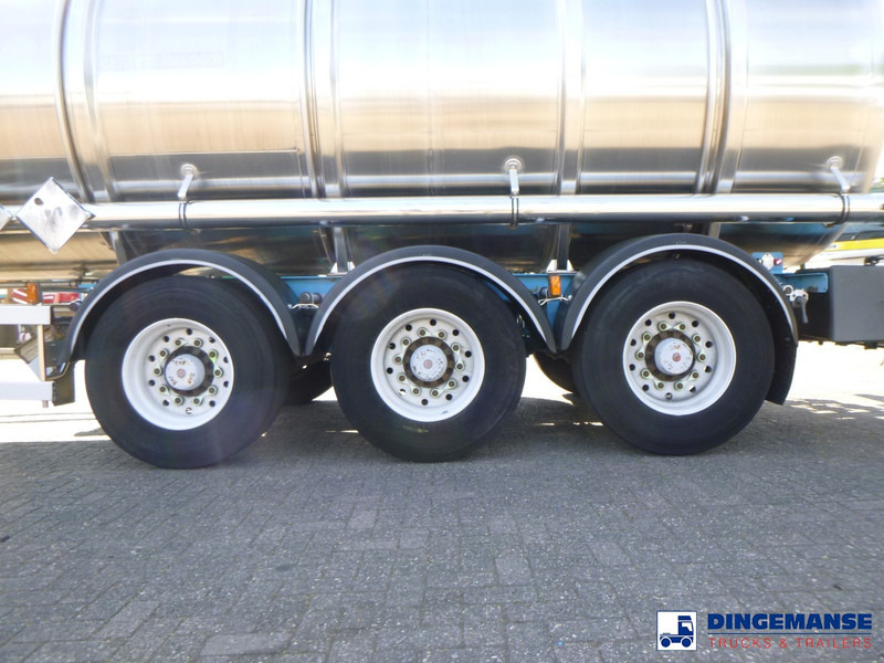 Magyar Chemical tank inox 40.5 m3 / 3 comp - Полуремарке цистерна: снимка 4 Magyar Chemical tank inox 40.5 m3 / 3 comp - Полуремарке цистерна: снимка 4