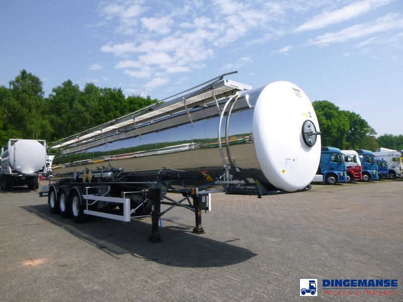 Magyar Chemical tank inox L4BH 22.2 m3 / 1 comp - Полуремарке цистерна: снимка 2 Magyar Chemical tank inox L4BH 22.2 m3 / 1 comp - Полуремарке цистерна: снимка 2