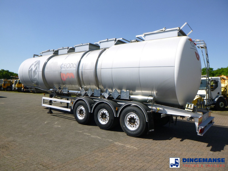 Magyar Chemical tank inox L4BH 44.5 m3 / 3 comp - Ремарке цистерна: снимка 3 Magyar Chemical tank inox L4BH 44.5 m3 / 3 comp - Ремарке цистерна: снимка 3