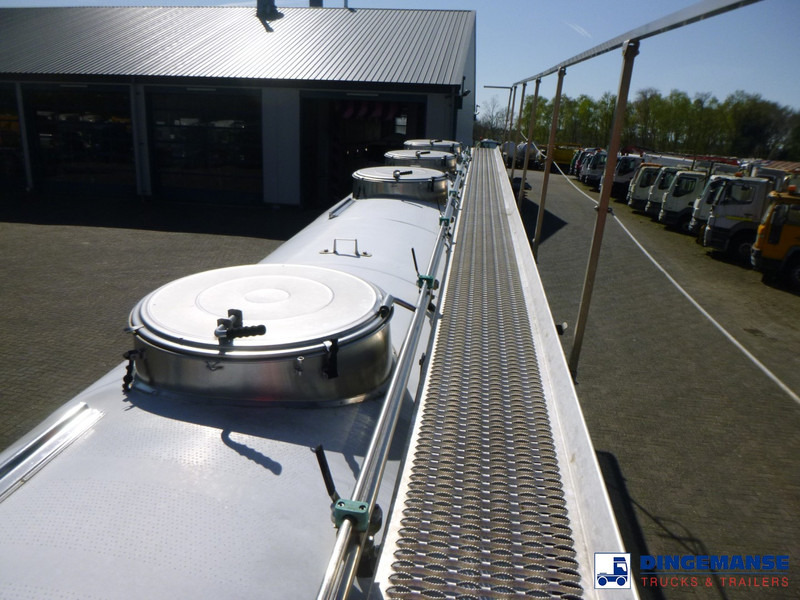 Полуремарке цистерна Magyar Food tank inox 31 m3 / 4 comp: снимка 14
