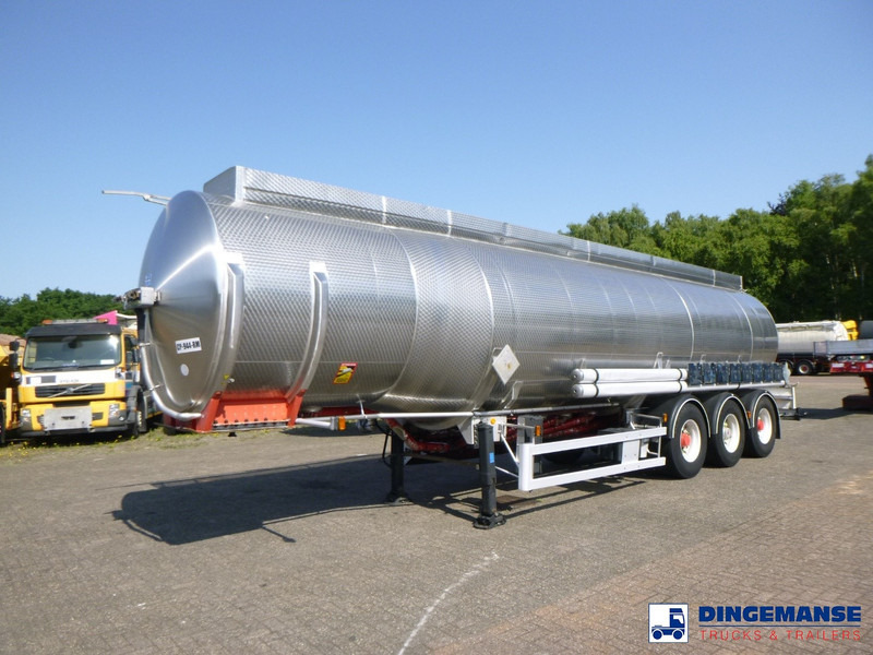 Magyar Fuel tank inox 38.8m3 / 8comp ADR valid 02/12/2025 - Полуремарке цистерна: снимка 1 Magyar Fuel tank inox 38.8m3 / 8comp ADR valid 02/12/2025 - Полуремарке цистерна: снимка 1
