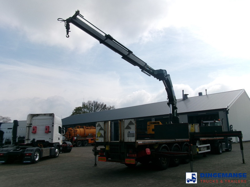 Massey Platform trailer + HMF 4720 K3 crane - Бордово полуремарке/ Платформа: снимка 4 Massey Platform trailer + HMF 4720 K3 crane - Бордово полуремарке/ Платформа: снимка 4