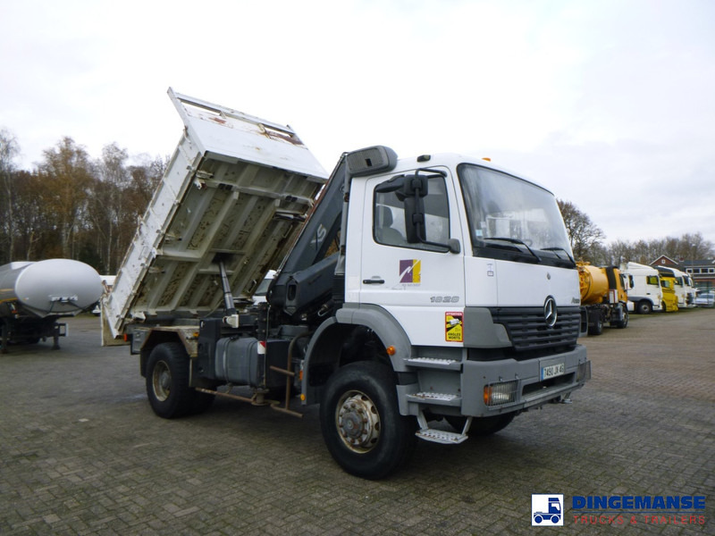 Mercedes-Benz Atego 1828 4x4 tipper + Hiab 166 B-2 CL - Камион с кран: снимка 2 Mercedes-Benz Atego 1828 4x4 tipper + Hiab 166 B-2 CL - Камион с кран: снимка 2