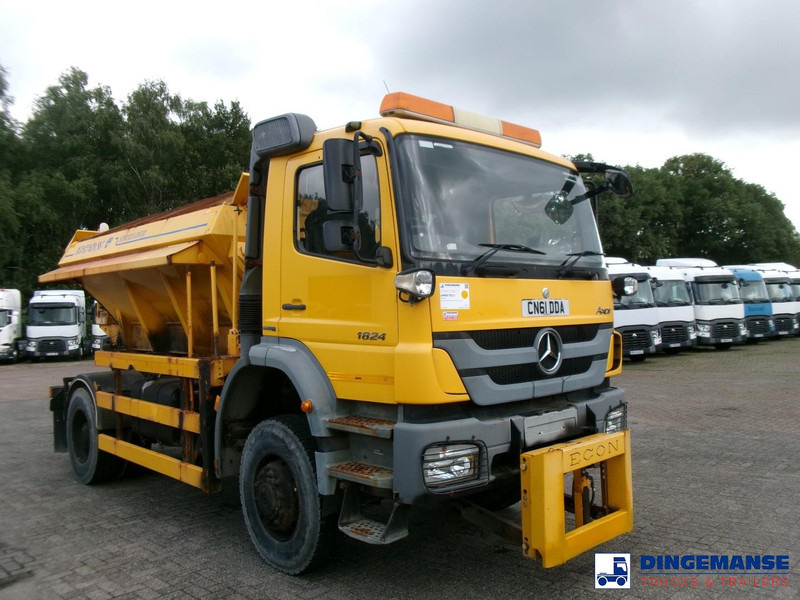 Mercedes-Benz Axor 1824 4x4 RHD salt spreader / gritter - Снегорин: снимка 2 Mercedes-Benz Axor 1824 4x4 RHD salt spreader / gritter - Снегорин: снимка 2