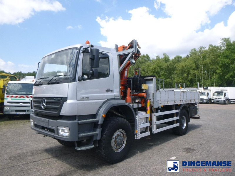 Mercedes-Benz Axor 1829 4x4 RHD + Atlas 85.2 A5L - Камион с кран: снимка 1 Mercedes-Benz Axor 1829 4x4 RHD + Atlas 85.2 A5L - Камион с кран: снимка 1
