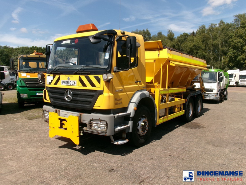 Mercedes-Benz Axor 2629 6x4 RHD gritter / salt spreader - Снегорин: снимка 1 Mercedes-Benz Axor 2629 6x4 RHD gritter / salt spreader - Снегорин: снимка 1