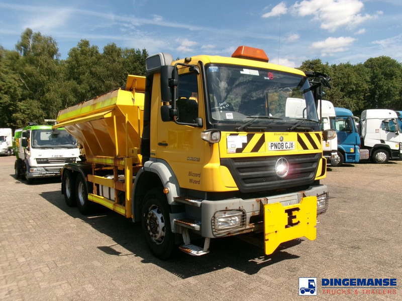Mercedes-Benz Axor 2629 6x4 RHD gritter / salt spreader - Снегорин: снимка 2 Mercedes-Benz Axor 2629 6x4 RHD gritter / salt spreader - Снегорин: снимка 2