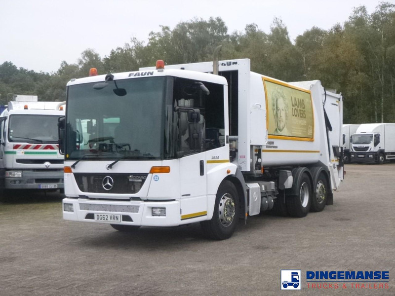 Mercedes-Benz Econic 2629 6x2 RHD Faun Variopress refuse truck - Боклукчийска кола: снимка 1 Mercedes-Benz Econic 2629 6x2 RHD Faun Variopress refuse truck - Боклукчийска кола: снимка 1