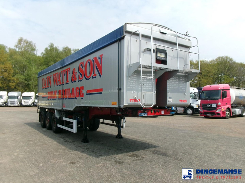 Montracon Tipper trailer alu 55 m3 + tarpaulin - Самосвал полуремарке: снимка 2 Montracon Tipper trailer alu 55 m3 + tarpaulin - Самосвал полуремарке: снимка 2