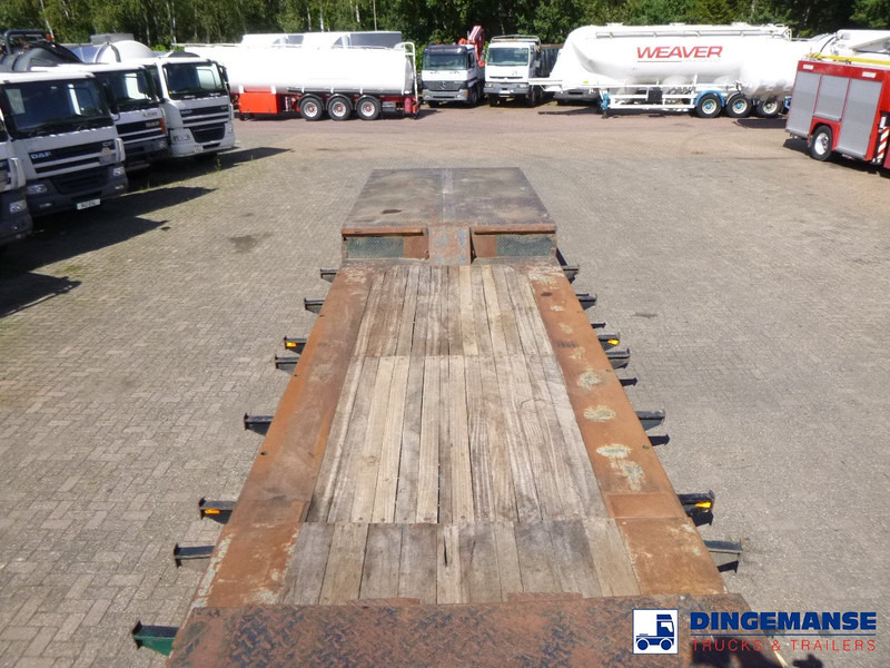 Нискорамна площадка полуремарке Nooteboom 3-axle lowbed trailer 33 t / extendable 8.5 m: снимка 7