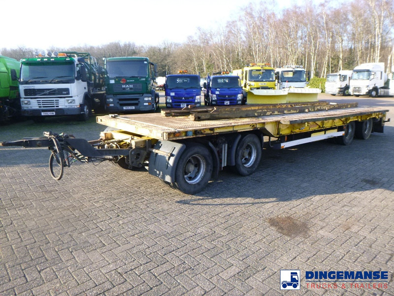Nooteboom 4-axle lowbed drawbar trailer ASD-40-22 - Бордово ремарке/ Платформа: снимка 1 Nooteboom 4-axle lowbed drawbar trailer ASD-40-22 - Бордово ремарке/ Платформа: снимка 1