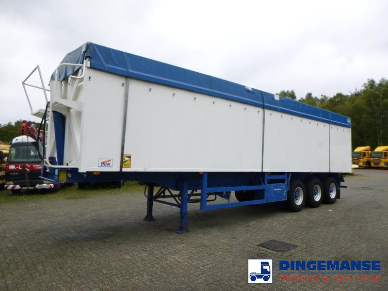 OVA Tipper trailer alu 60 m3 + tarpaulin - Самосвал полуремарке: снимка 1 OVA Tipper trailer alu 60 m3 + tarpaulin - Самосвал полуремарке: снимка 1