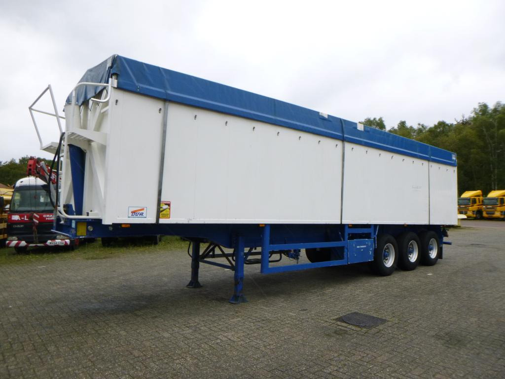 Самосвал полуремарке OVA Tipper trailer alu 60 m3 + tarpaulin: снимка 1