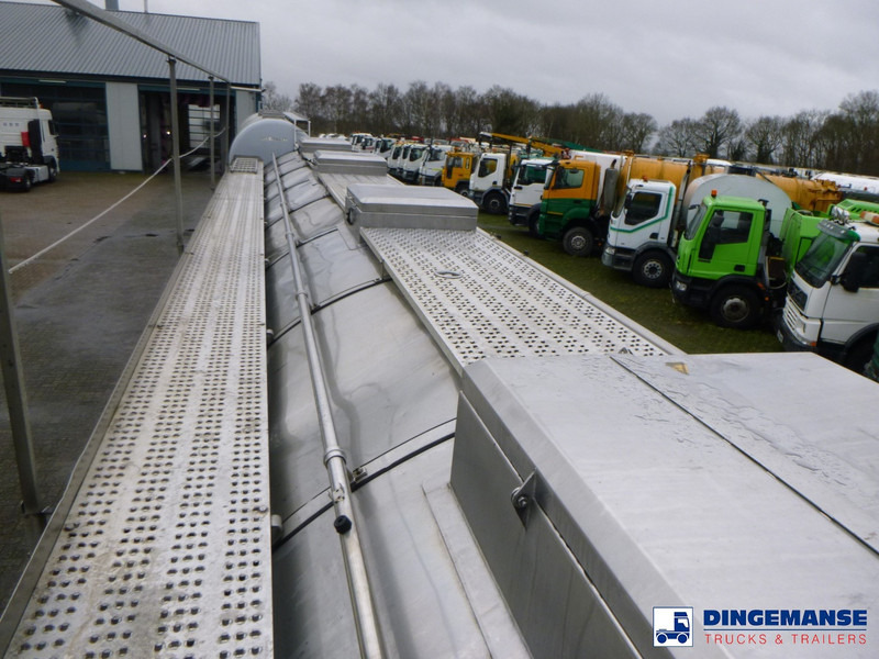 Полуремарке цистерна Parcisa Chemical tank inox L4BH 30 m3 / 1 comp / ADR 30/03/24: снимка 11