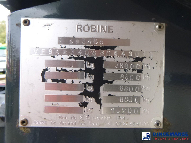 Ремарке цистерна ROBINE Gas tank steel 51.5 m3 / 1 comp: снимка 15