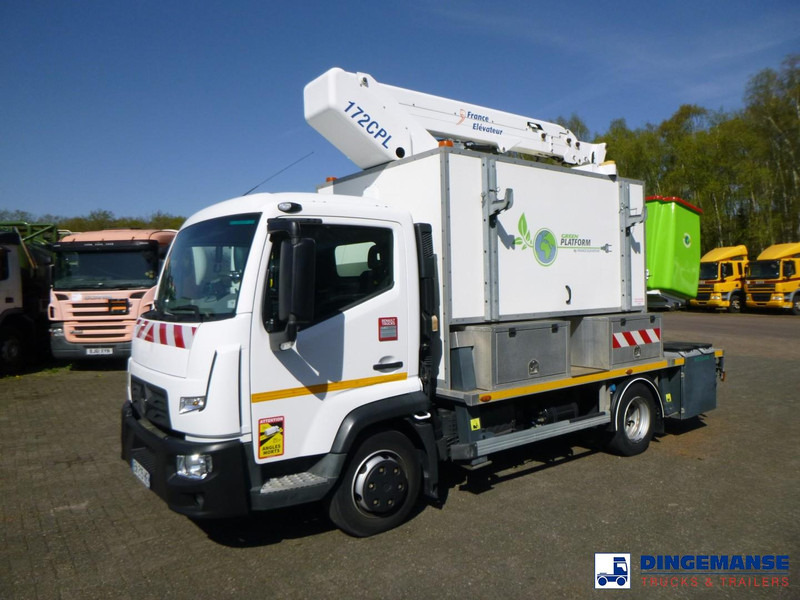 Renault D 7.5 4x2 France Elevateur manlift 172 CPL - Телескопична платформа: снимка 1 Renault D 7.5 4x2 France Elevateur manlift 172 CPL - Телескопична платформа: снимка 1