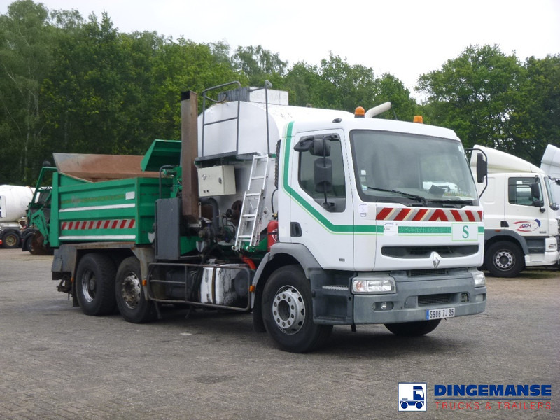 Камион цистерна Renault Premium 340 6x2 Road repair bitumen tank 6 m3 / tipper: снимка 6