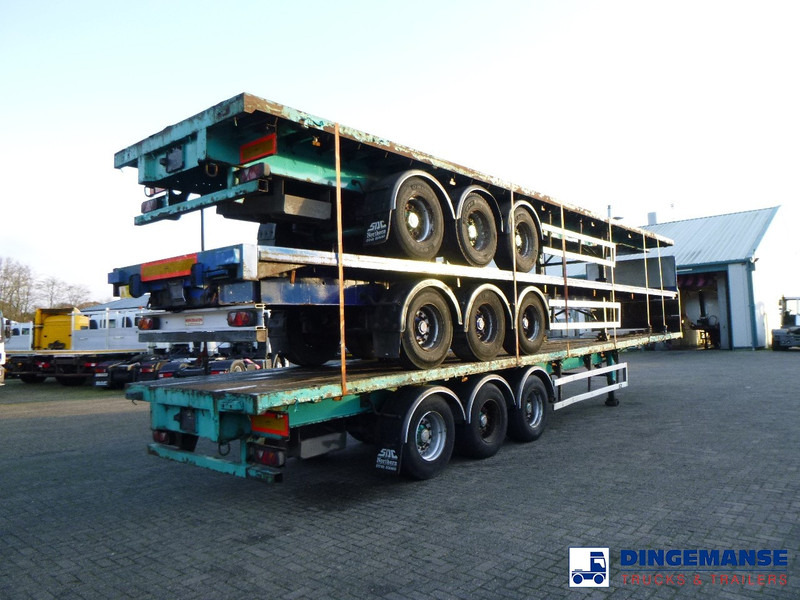 SDC Stack - 3 x platform trailer 13.6 m / 39 t - Бордово полуремарке/ Платформа: снимка 3 SDC Stack - 3 x platform trailer 13.6 m / 39 t - Бордово полуремарке/ Платформа: снимка 3
