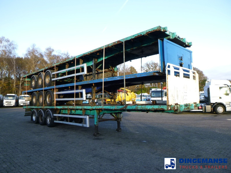 SDC Stack - 3 x platform trailer 13.6 m / 39 t - Бордово полуремарке/ Платформа: снимка 2 SDC Stack - 3 x platform trailer 13.6 m / 39 t - Бордово полуремарке/ Платформа: снимка 2