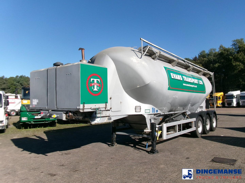 SPITZER Powder tank alu 37 m3 / 1 comp + compressor - Полуремарке цистерна: снимка 1 SPITZER Powder tank alu 37 m3 / 1 comp + compressor - Полуремарке цистерна: снимка 1