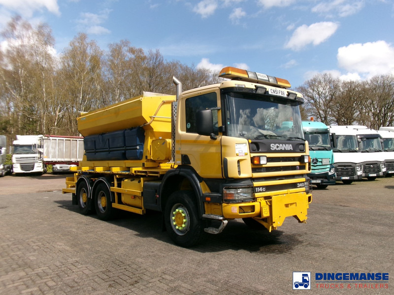 Scania P114-340 CB 6X6 RHD gritter / snow plough - Снегорин: снимка 2 Scania P114-340 CB 6X6 RHD gritter / snow plough - Снегорин: снимка 2
