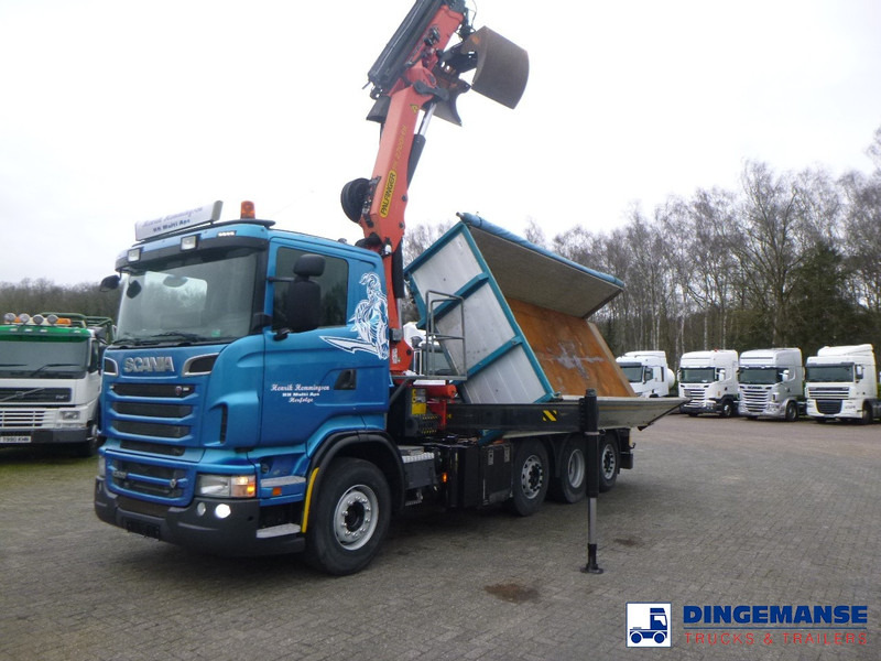 Scania R 500 8X2 tipper + Palfinger PK27001 EHD - Камион с кран: снимка 5 Scania R 500 8X2 tipper + Palfinger PK27001 EHD - Камион с кран: снимка 5