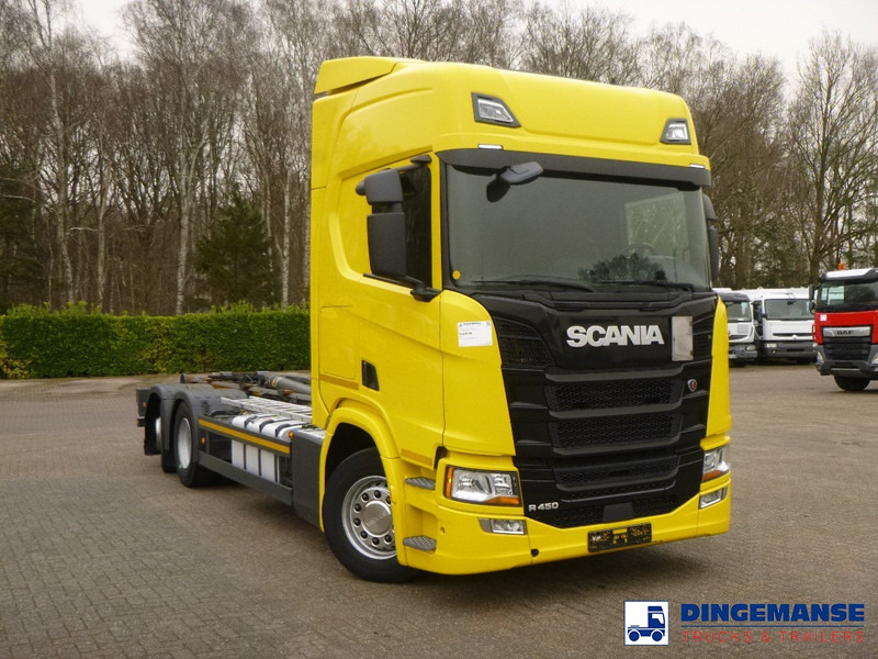 Scania R450 6x2 Euro 6C + Retarder + Meiller container hook 18.000 kg - Мултилифт с кука камион: снимка 5 Scania R450 6x2 Euro 6C + Retarder + Meiller container hook 18.000 kg - Мултилифт с кука камион: снимка 5