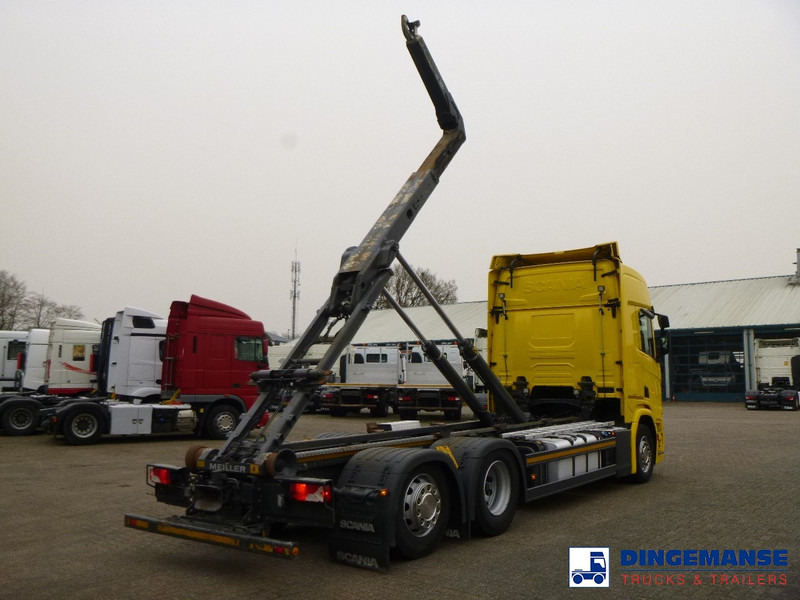 Scania R450 6x2 Euro 6C + Retarder + Meiller container hook 18.000 kg - Мултилифт с кука камион: снимка 3 Scania R450 6x2 Euro 6C + Retarder + Meiller container hook 18.000 kg - Мултилифт с кука камион: снимка 3
