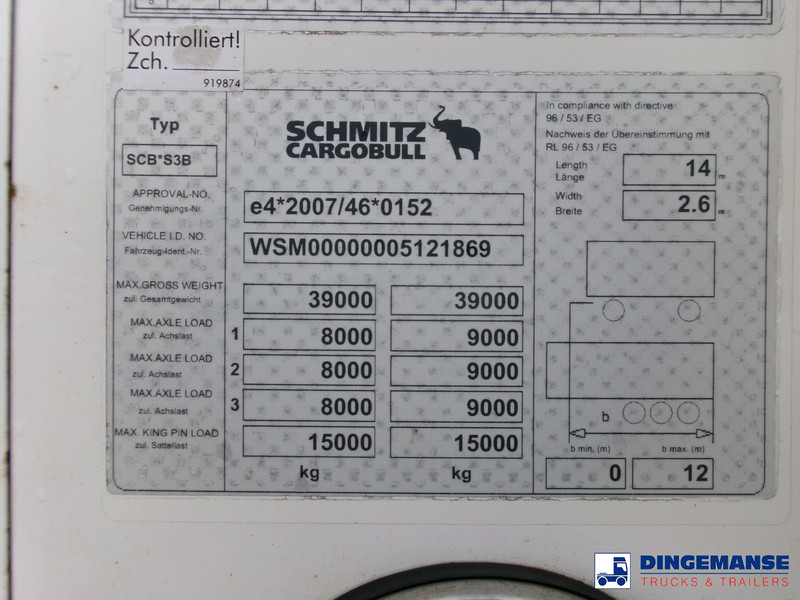 Рефрижератор полуремарке Schmitz Cargobull Frigo trailer + Carrier Vector 1350: снимка 19