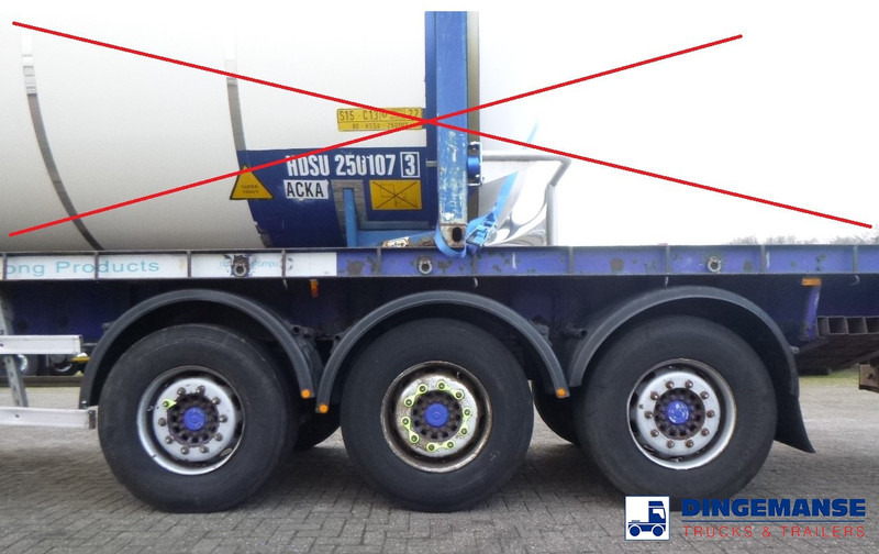 Tirsan 3 axle Platform trailer - Бордово полуремарке/ Платформа: снимка 5 Tirsan 3 axle Platform trailer - Бордово полуремарке/ Платформа: снимка 5