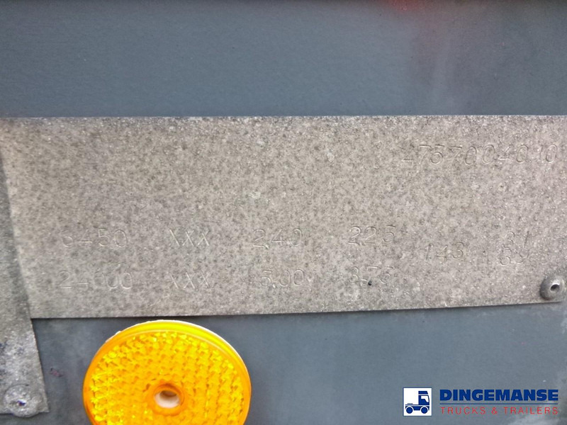 Полуремарке цистерна Trailor Heavy oil / bitumen tank steel 31.1 m3 / 1 comp: снимка 20