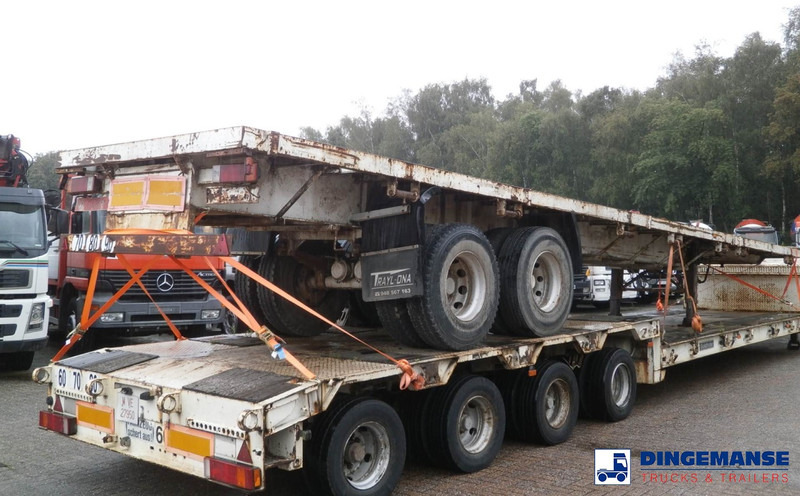 Traylona 2-axle platform trailer 39000KG / Extendable 19M - Нискорамна площадка полуремарке: снимка 3 Traylona 2-axle platform trailer 39000KG / Extendable 19M - Нискорамна площадка полуремарке: снимка 3