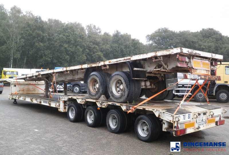 Traylona 2-axle platform trailer 39000KG / Extendable 19M - Нискорамна площадка полуремарке: снимка 4 Traylona 2-axle platform trailer 39000KG / Extendable 19M - Нискорамна площадка полуремарке: снимка 4