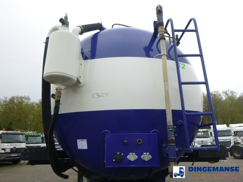 Полуремарке цистерна VALLELY Vacuum tank alu 30 m3 / 1 comp + Engine: снимка 6