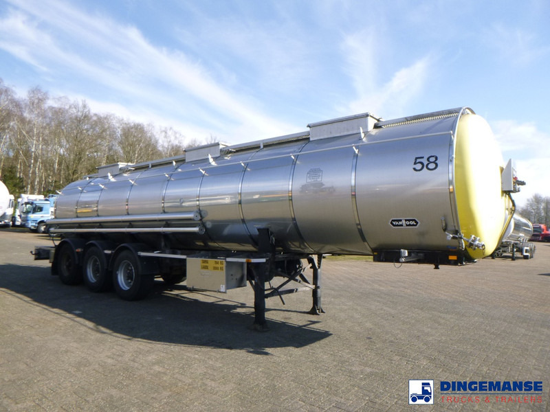 Van Hool Chemical tank inox 24 m3 / 1 comp - Полуремарке цистерна: снимка 2 Van Hool Chemical tank inox 24 m3 / 1 comp - Полуремарке цистерна: снимка 2