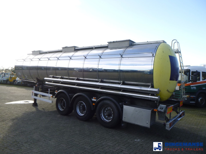 Van Hool Chemical tank inox 30 m3 / 1 comp - Ремарке цистерна: снимка 3 Van Hool Chemical tank inox 30 m3 / 1 comp - Ремарке цистерна: снимка 3