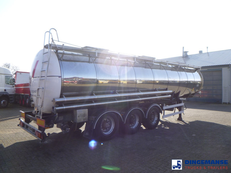 Van Hool Chemical tank inox 30 m3 / 1 comp - Полуремарке цистерна: снимка 4 Van Hool Chemical tank inox 30 m3 / 1 comp - Полуремарке цистерна: снимка 4