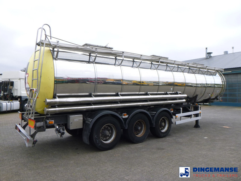 Van Hool Chemical tank inox 30 m3 / 1 comp - Полуремарке цистерна: снимка 4 Van Hool Chemical tank inox 30 m3 / 1 comp - Полуремарке цистерна: снимка 4