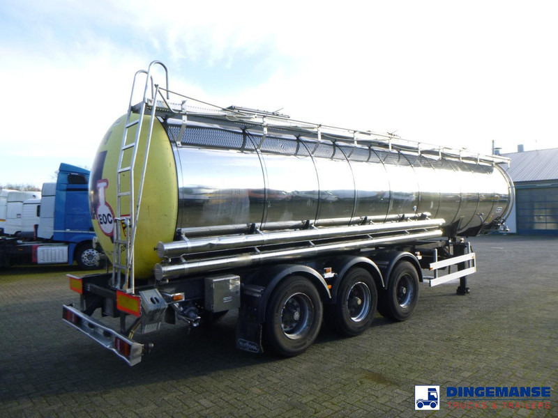 Van Hool Chemical tank inox 30 m3 / 3 comp - Ремарке цистерна: снимка 4 Van Hool Chemical tank inox 30 m3 / 3 comp - Ремарке цистерна: снимка 4