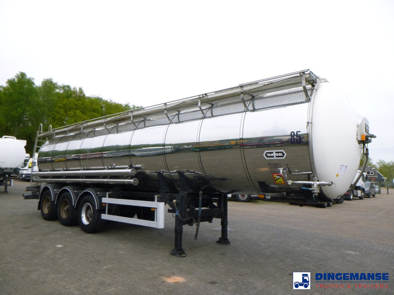 Van Hool Chemical tank inox L4BH 30 m3 / 3 comp - Полуремарке цистерна: снимка 2 Van Hool Chemical tank inox L4BH 30 m3 / 3 comp - Полуремарке цистерна: снимка 2