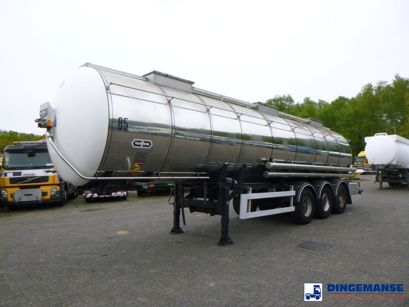 Van Hool Chemical tank inox L4BH 30 m3 / 3 comp - Полуремарке цистерна: снимка 1 Van Hool Chemical tank inox L4BH 30 m3 / 3 comp - Полуремарке цистерна: снимка 1