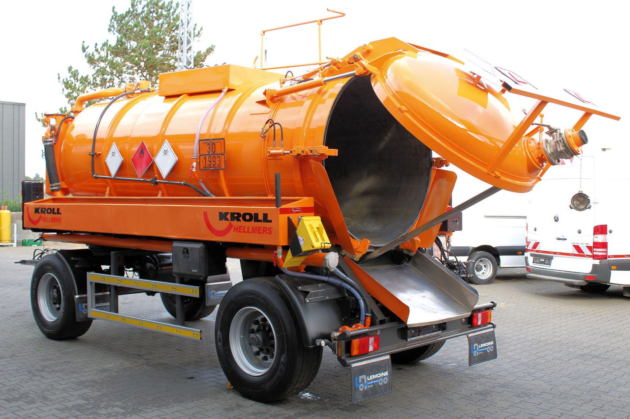 Kutschke 10m³ Kipper Saug u.Druck INOX +ADR/GGVS - Ремарке цистерна: снимка 3 Kutschke 10m³ Kipper Saug u.Druck INOX +ADR/GGVS - Ремарке цистерна: снимка 3
