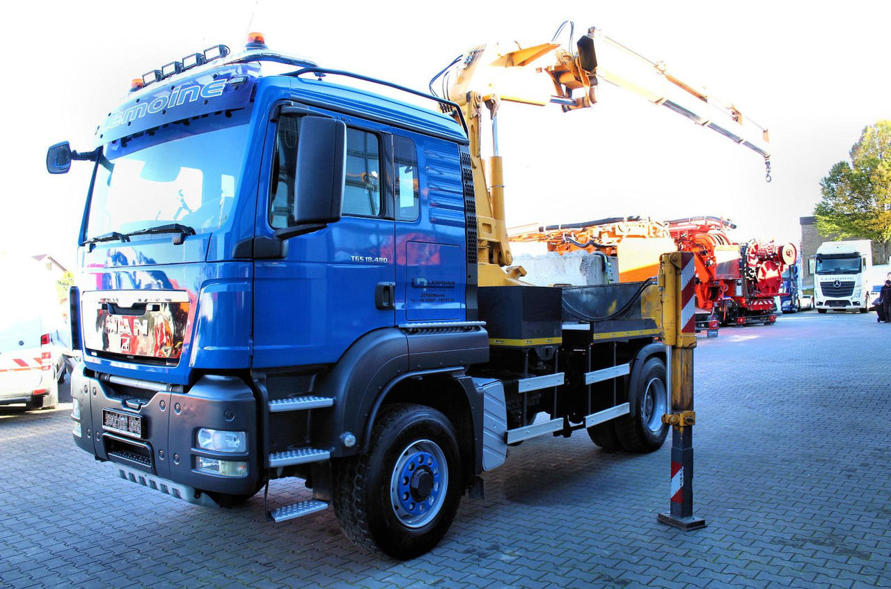 MAN TGS 18.480 4x4 BLS SZM+Pritsche MKG HLK 340 Kran - Бордови камион, Камион с кран: снимка 3 MAN TGS 18.480 4x4 BLS SZM+Pritsche MKG HLK 340 Kran - Бордови камион, Камион с кран: снимка 3